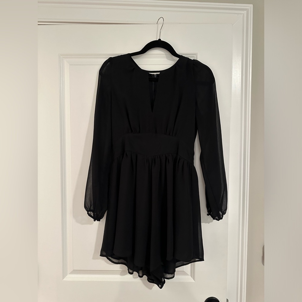 Black Aqua Brand Romper- small